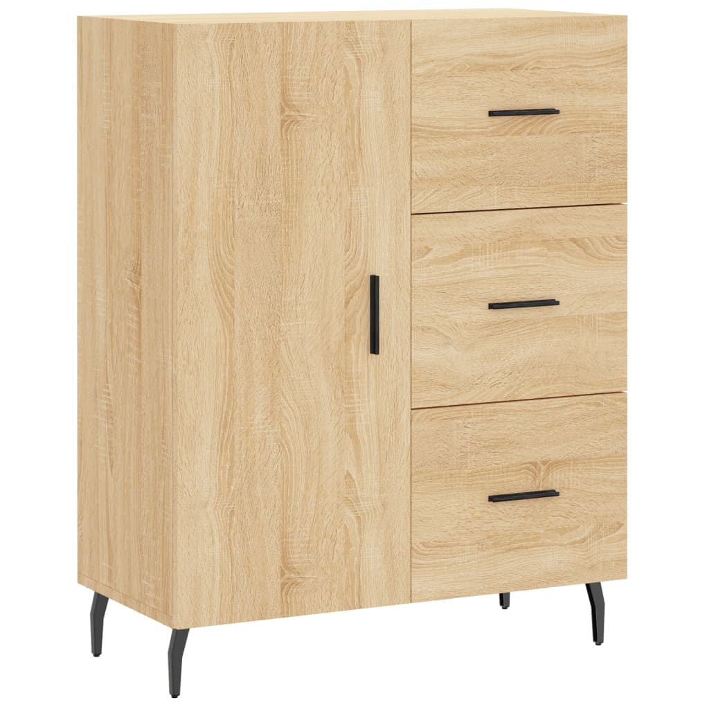 Sideboard 69,5x34x90 cm Engineered Wood Sonoma oak