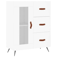 vidaXL Sideboard White 69.5x34x90 cm Engineered Wood 2