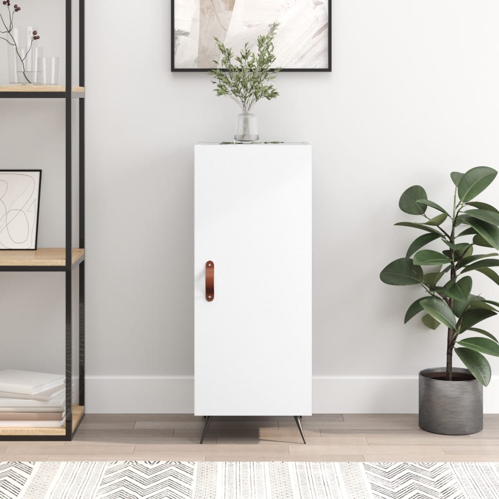 vidaXL Sideboard White 34.5x34x90 cm Engineered Wood 1