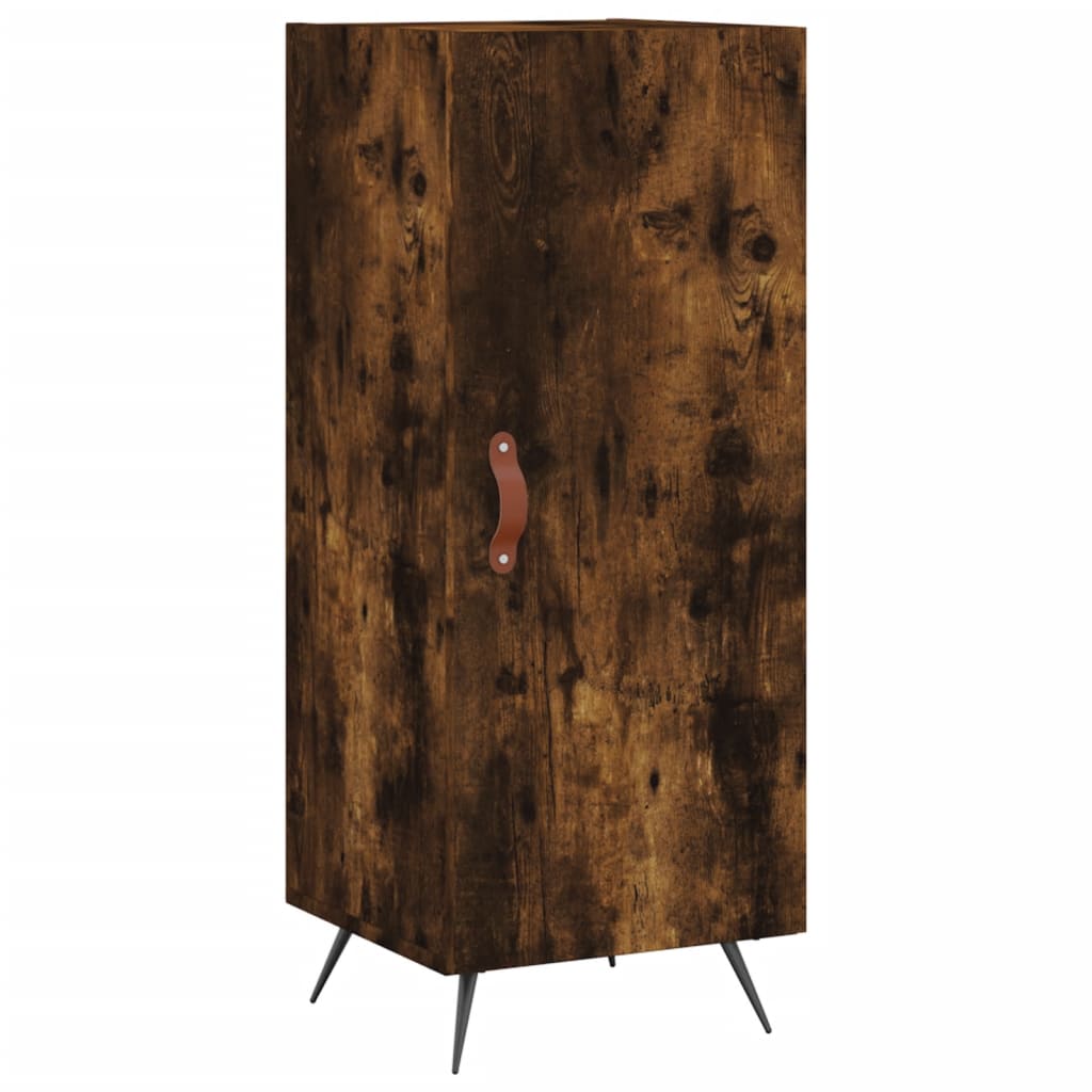 vidaXL Sideboard Smoked Oak 34.5x34x90 cm Engineered Wood 2