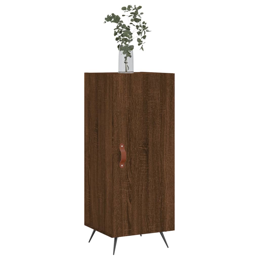 vidaXL Sideboard Brown Oak 34.5x34x90 cm Engineered Wood 3