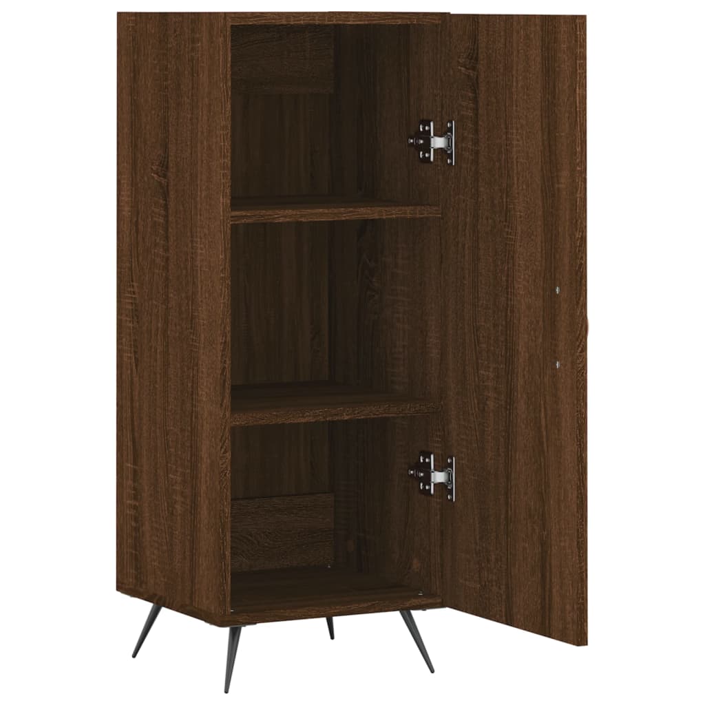 vidaXL Sideboard Brown Oak 34.5x34x90 cm Engineered Wood 5