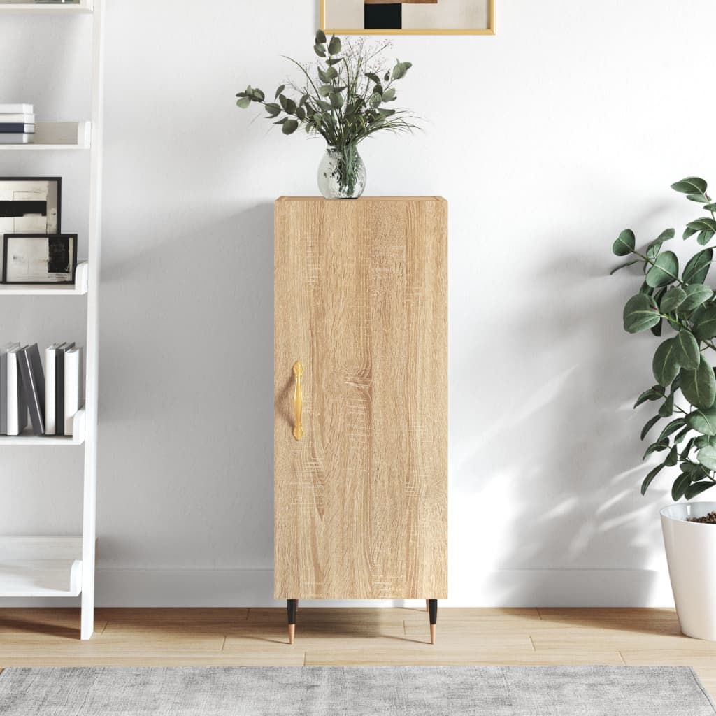 vidaXL Sideboard Sonoma Oak 34.5x34x90 cm Engineered Wood 1