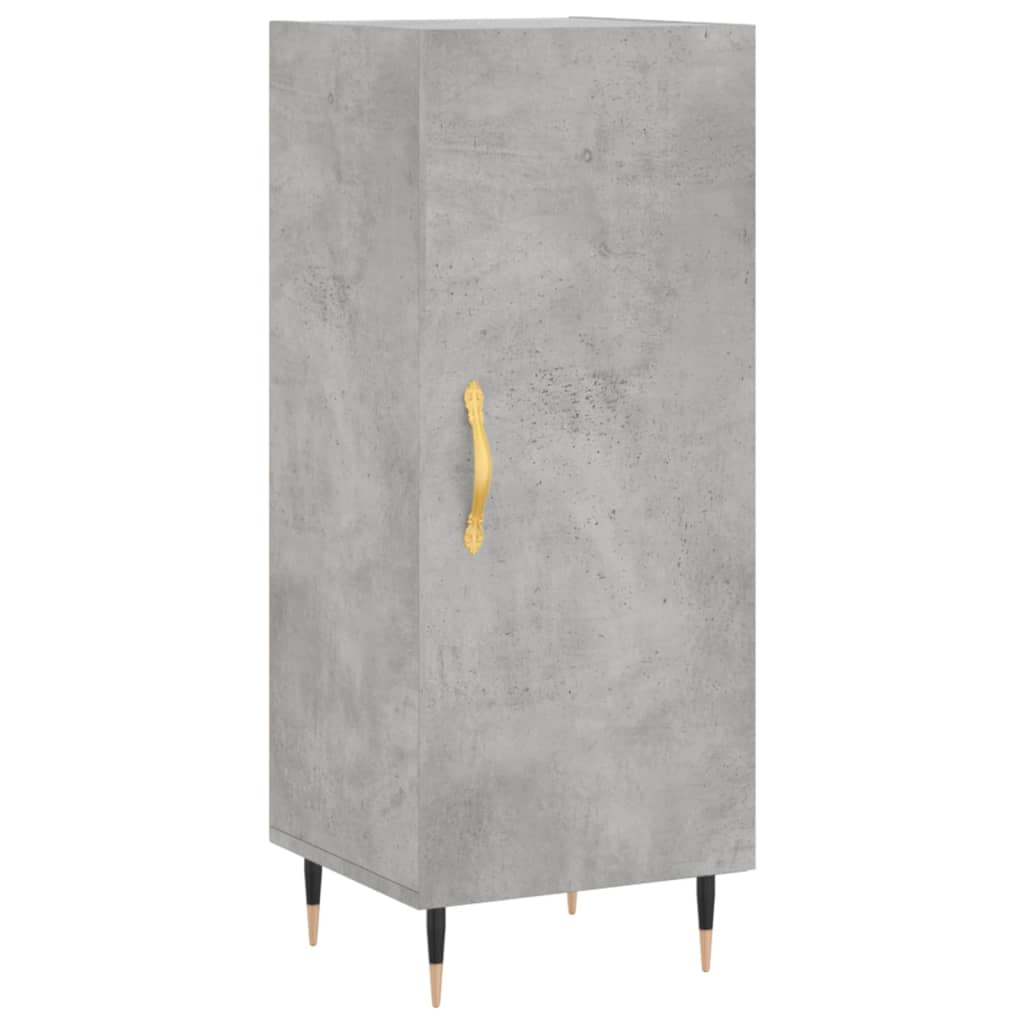vidaXL Sideboard Concrete Grey 34.5x34x90 cm Engineered Wood 2