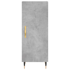 vidaXL Sideboard Concrete Grey 34.5x34x90 cm Engineered Wood 6