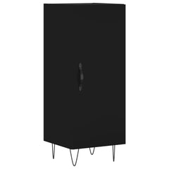 vidaXL Sideboard Black 34.5x34x90 cm Engineered Wood 2