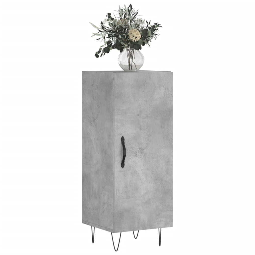 vidaXL Sideboard Concrete Grey 34.5x34x90 cm Engineered Wood 3