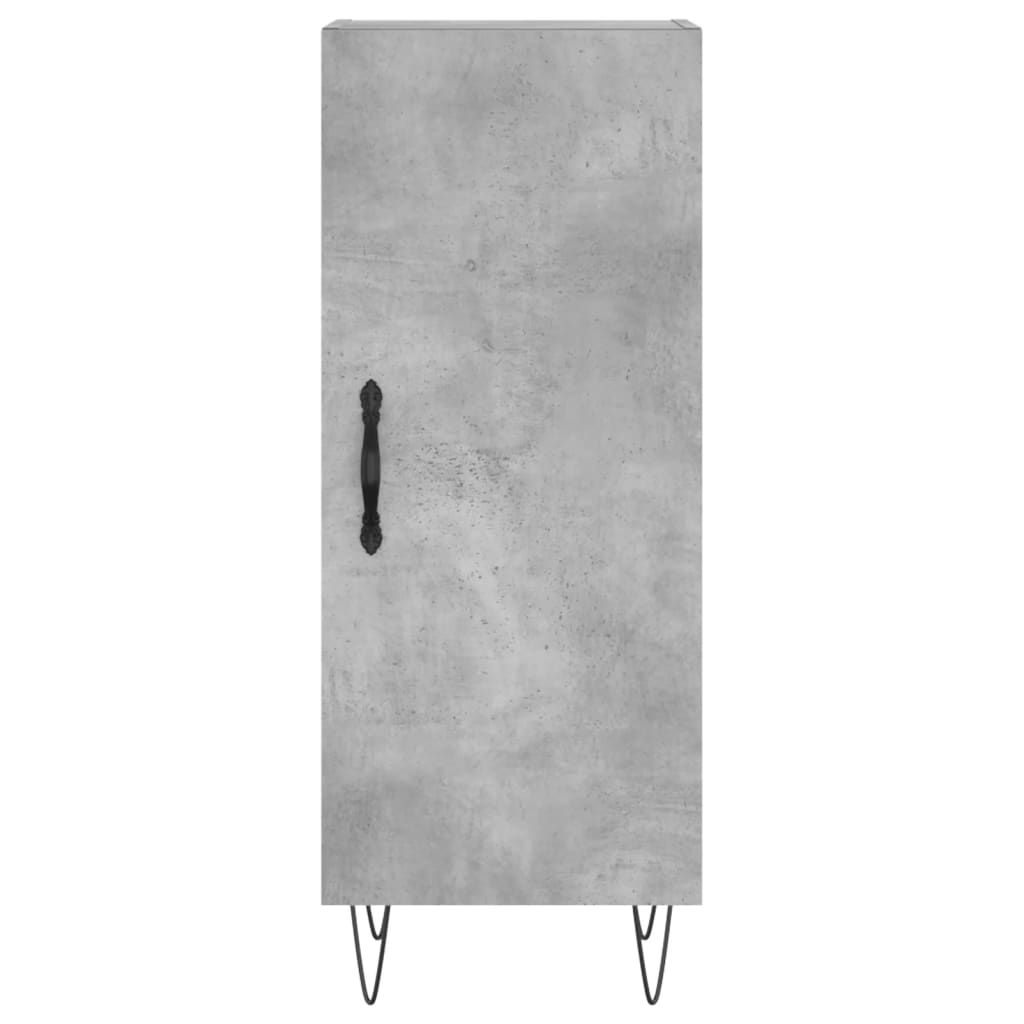 vidaXL Sideboard Concrete Grey 34.5x34x90 cm Engineered Wood 5