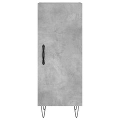 vidaXL Sideboard Concrete Grey 34.5x34x90 cm Engineered Wood 5