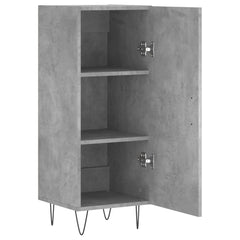 vidaXL Sideboard Concrete Grey 34.5x34x90 cm Engineered Wood 6