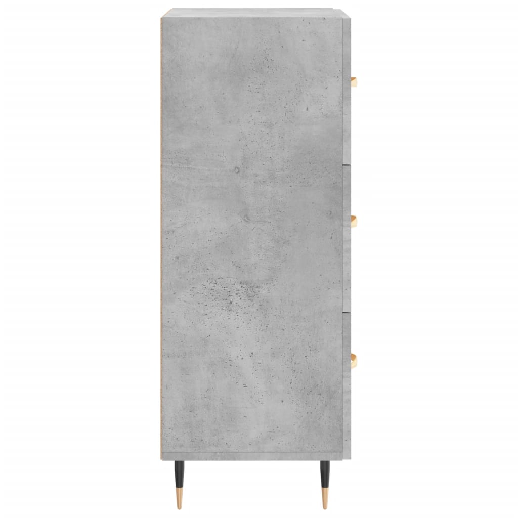 Sideboard 34,5x34x90 cm Engineered Wood Concrete grey