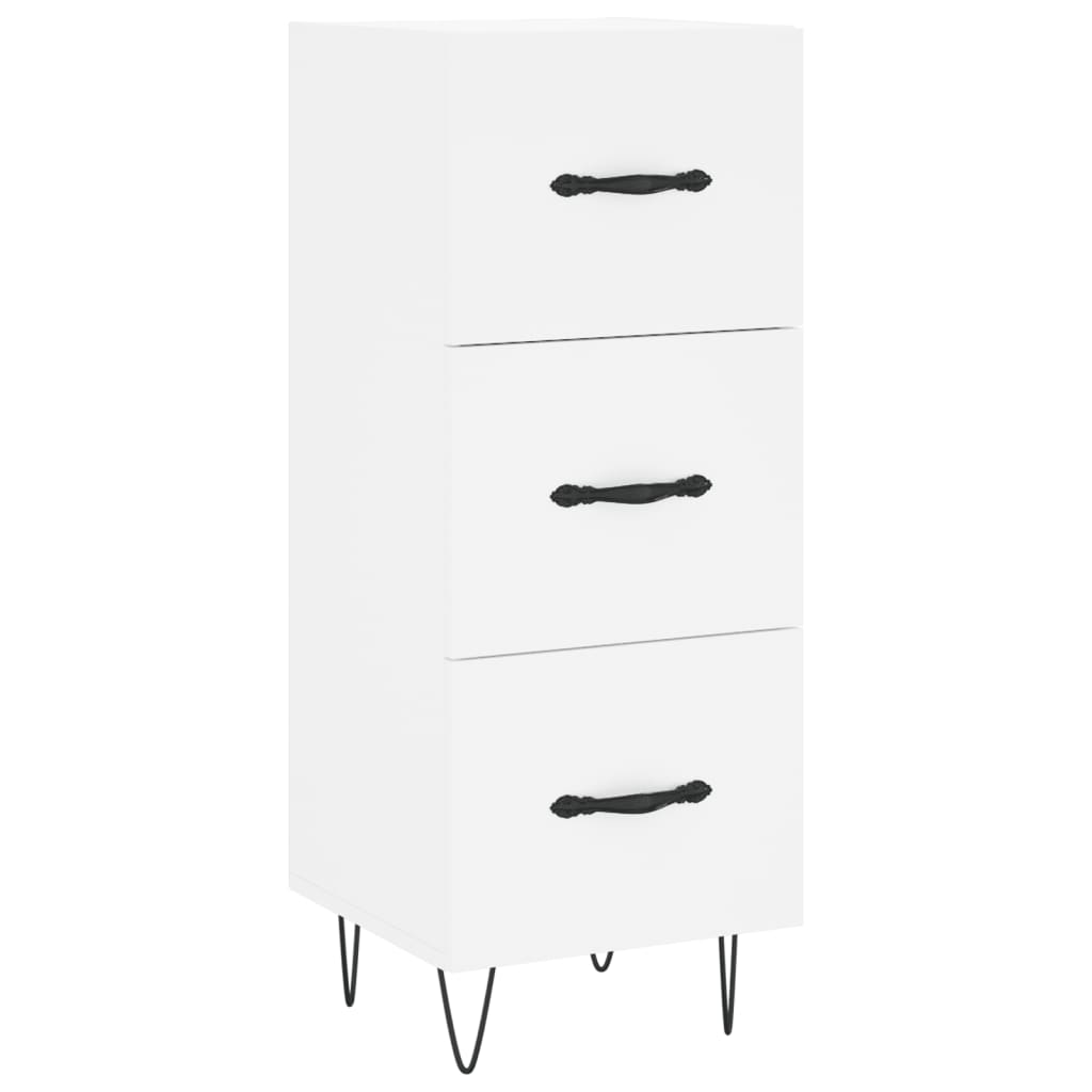 vidaXL Sideboard White 34.5x34x90 cm Engineered Wood 2