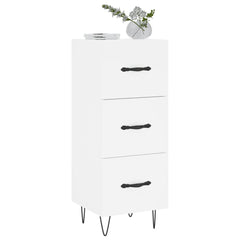 vidaXL Sideboard White 34.5x34x90 cm Engineered Wood 3