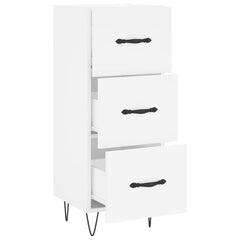 vidaXL Sideboard White 34.5x34x90 cm Engineered Wood 5