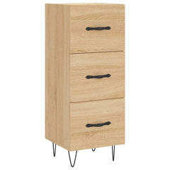 vidaXL Sideboard Sonoma Oak 34.5x34x90 cm Engineered Wood 2