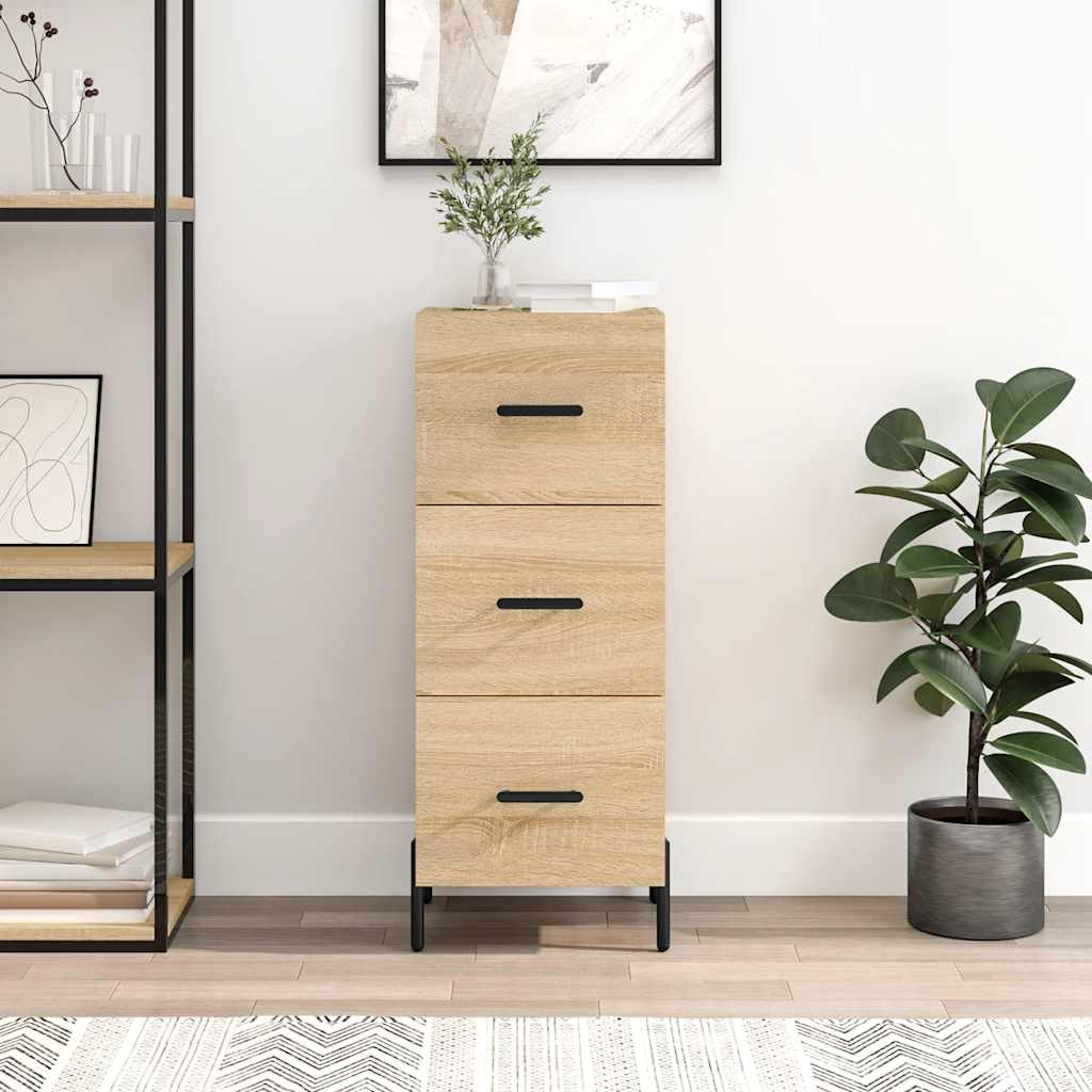 Sideboard Engineered Wood in Sonoma Oak