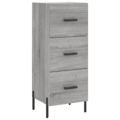 vidaXL Sideboard Grey Sonoma 34.5x34x90 cm Engineered Wood 2