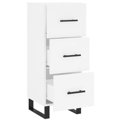 vidaXL Sideboard White 34.5x34x90 cm Engineered Wood 5