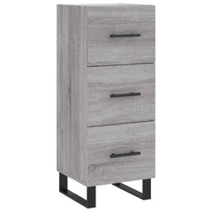 vidaXL Sideboard Grey Sonoma 34.5x34x90 cm Engineered Wood 2