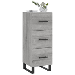 vidaXL Sideboard Grey Sonoma 34.5x34x90 cm Engineered Wood 3