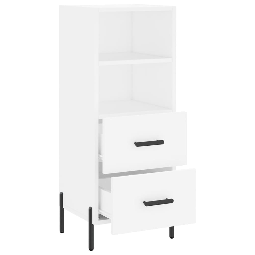 vidaXL Sideboard White 34.5x34x90 cm Engineered Wood 5
