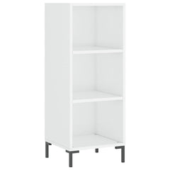 vidaXL Sideboard High Gloss White 34.5x32.5x90 cm Engineered Wood 2