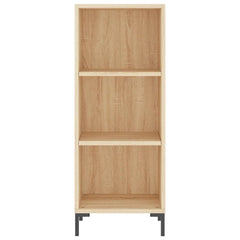 vidaXL Sideboard Sonoma Oak 34.5x32.5x90 cm Engineered Wood 4