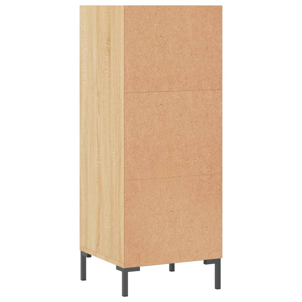 vidaXL Sideboard Sonoma Oak 34.5x32.5x90 cm Engineered Wood 6