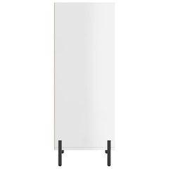 vidaXL Sideboard High Gloss White 34.5x32.5x90 cm Engineered Wood 5