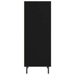 vidaXL Sideboard Black 34.5x32.5x90 cm Engineered Wood 5