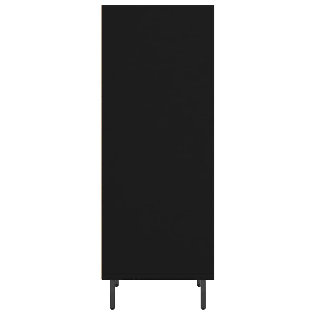 vidaXL Sideboard Black 34.5x32.5x90 cm Engineered Wood 5