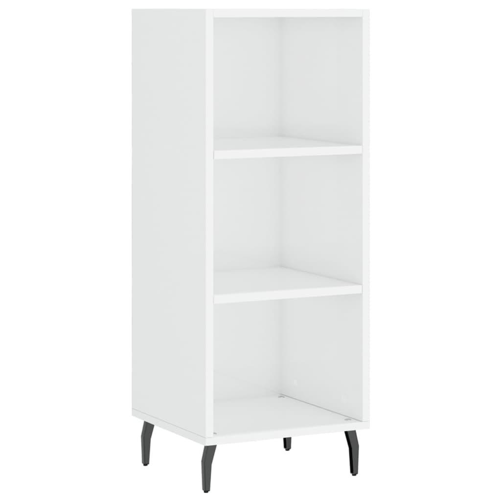 vidaXL Sideboard High Gloss White 34.5x32.5x90 cm Engineered Wood 2