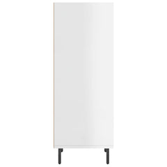 vidaXL Sideboard High Gloss White 34.5x32.5x90 cm Engineered Wood 5