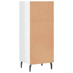 vidaXL Sideboard High Gloss White 34.5x32.5x90 cm Engineered Wood 6
