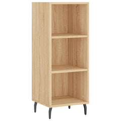 vidaXL Sideboard Sonoma Oak 34.5x32.5x90 cm Engineered Wood 2