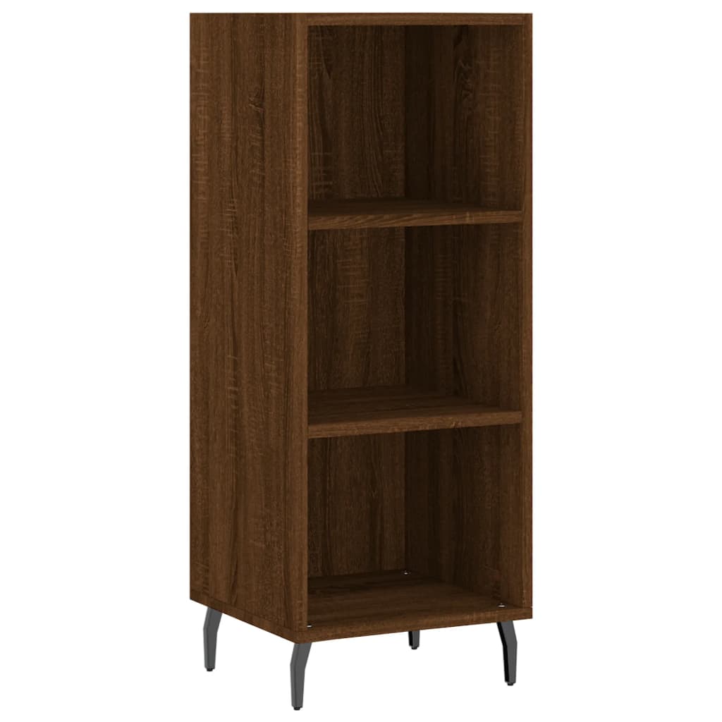 vidaXL Sideboard Brown Oak 34.5x32.5x90 cm Engineered Wood 2