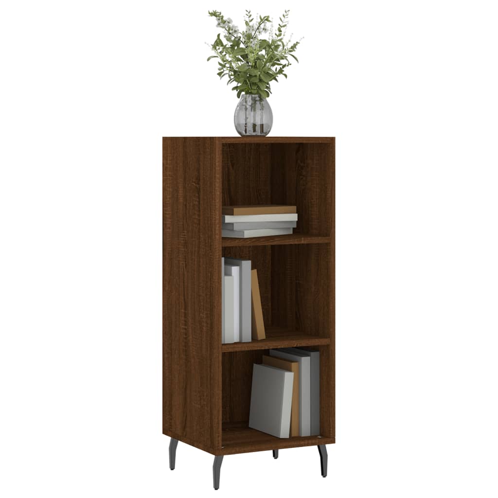 vidaXL Sideboard Brown Oak 34.5x32.5x90 cm Engineered Wood 3