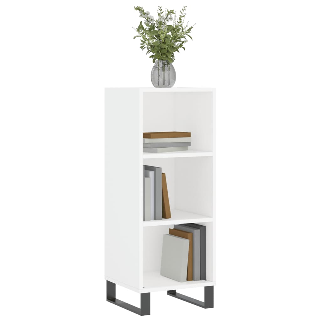 vidaXL Sideboard White 34.5x32.5x90 cm Engineered Wood 3