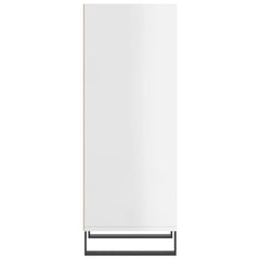 vidaXL Sideboard High Gloss White 34.5x32.5x90 cm Engineered Wood 5