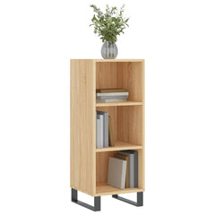 vidaXL Sideboard Sonoma Oak 34.5x32.5x90 cm Engineered Wood 3