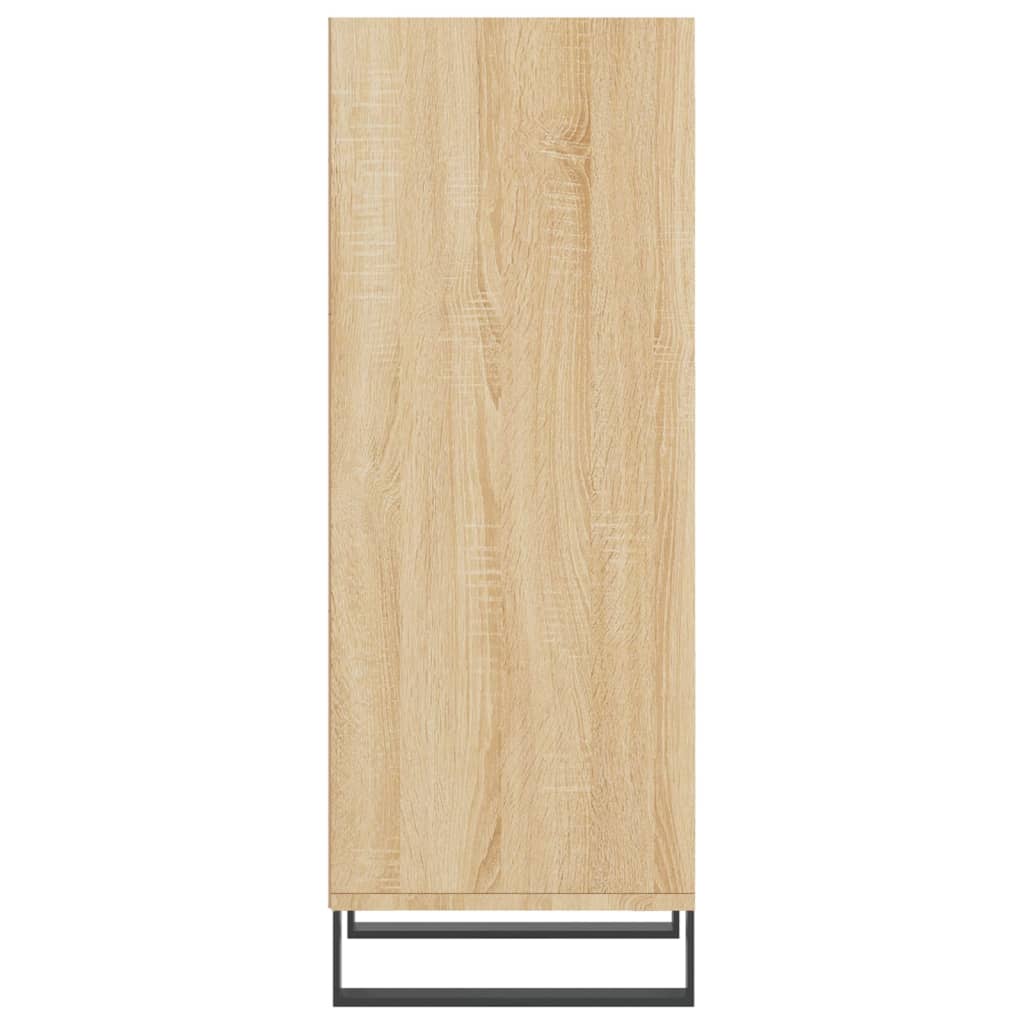 vidaXL Sideboard Sonoma Oak 34.5x32.5x90 cm Engineered Wood 5