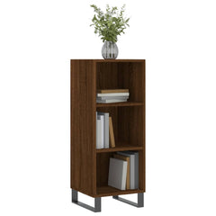 vidaXL Sideboard Brown Oak 34.5x32.5x90 cm Engineered Wood 3
