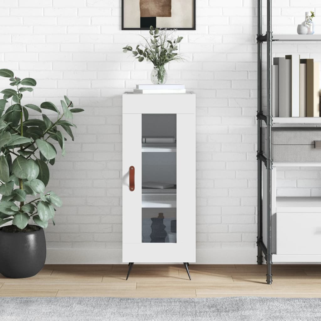 vidaXL Sideboard White 34.5x34x90 cm Engineered Wood 1