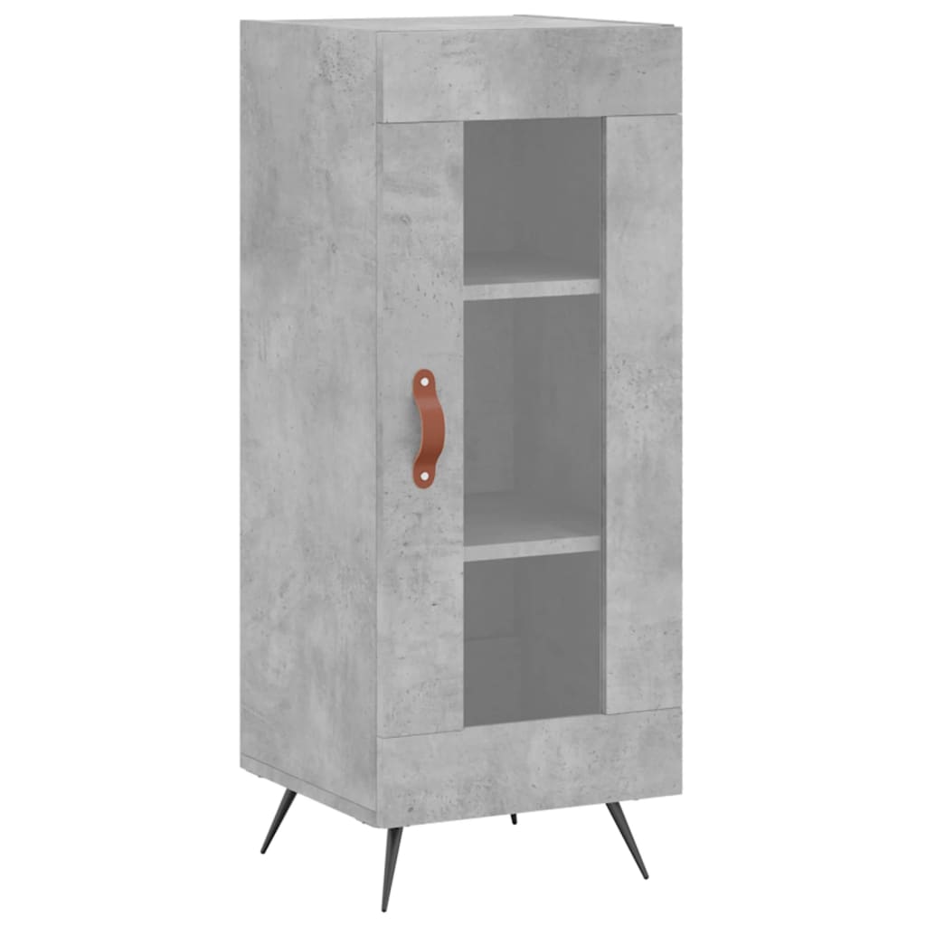 vidaXL Sideboard Concrete Grey 34.5x34x90 cm Engineered Wood 2
