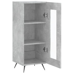 vidaXL Sideboard Concrete Grey 34.5x34x90 cm Engineered Wood 6