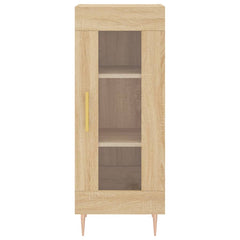 vidaXL Sideboard Sonoma Oak 34.5x34x90 cm Engineered Wood 5