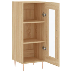 vidaXL Sideboard Sonoma Oak 34.5x34x90 cm Engineered Wood 6