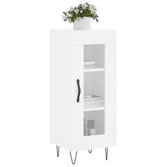 vidaXL Sideboard White 34.5x34x90 cm Engineered Wood 3