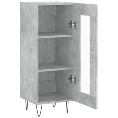 vidaXL Sideboard Concrete Grey 34.5x34x90 cm Engineered Wood 6