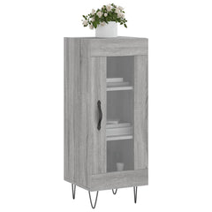 vidaXL Sideboard Grey Sonoma 34.5x34x90 cm Engineered Wood 3
